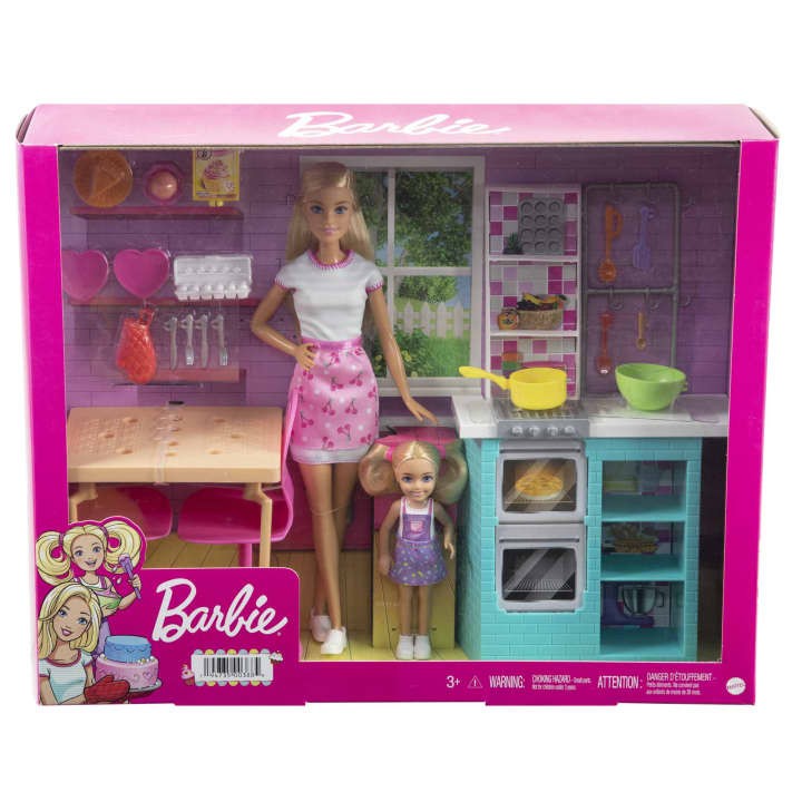 så meget Trivial Foster Barbie - Dukke & Chelsea - Bagelegesæt og tilbehør